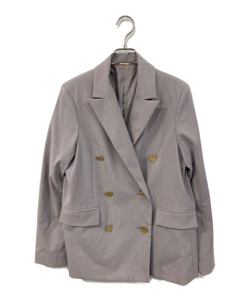 Snidel（スナイデル）Snidel (スナイデル) Sustainaダブルブレストジャケット グレー サイズ:SIZE 1の古着・服飾アイテム