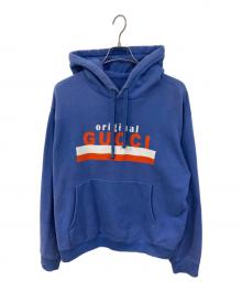 GUCCI（グッチ）の古着「Print Sweatshirt」｜ブルー