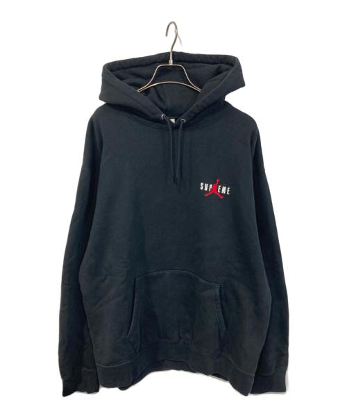 SUPREME（シュプリーム）SUPREME (シュプリーム) JORDAN (ジョーダン) Jordan Hooded Sweatshirt ブラック サイズ:SIZE Lの古着・服飾アイテム