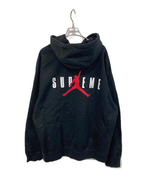 SUPREME（シュプリーム）SUPREME (シュプリーム) JORDAN (ジョーダン) Jordan Hooded Sweatshirt ブラック サイズ:SIZE Lの古着・服飾アイテム
