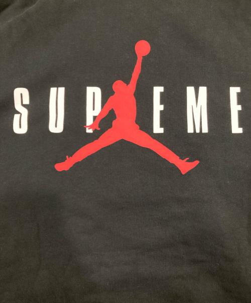 SUPREME（シュプリーム）SUPREME (シュプリーム) JORDAN (ジョーダン) Jordan Hooded Sweatshirt ブラック サイズ:SIZE Lの古着・服飾アイテム