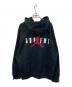 SUPREME (シュプリーム) JORDAN (ジョーダン) Jordan Hooded Sweatshirt ブラック サイズ:SIZE L：26000円