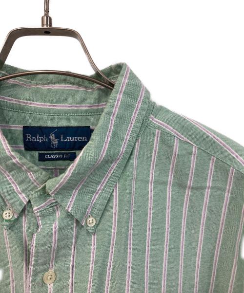 RALPH LAUREN（ラルフローレン）RALPH LAUREN (ラルフローレン) S/Sボタンダウンシャツ グリーン サイズ:XXLの古着・服飾アイテム