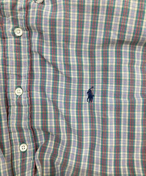 RALPH LAUREN（ラルフローレン）RALPH LAUREN (ラルフローレン) BLAKEボタンダウンシャツ グレー サイズ:SIZE XLの古着・服飾アイテム
