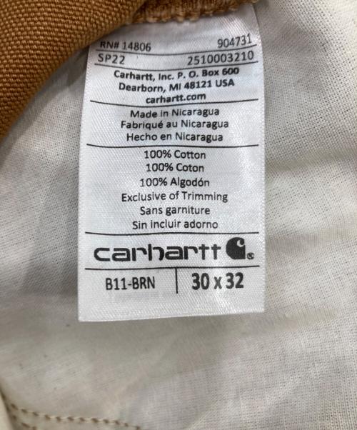 CarHartt（カーハート）CarHartt (カーハート) ウォッシュド ダック ペインターパンツ ブラウン サイズ:30ｘ32の古着・服飾アイテム