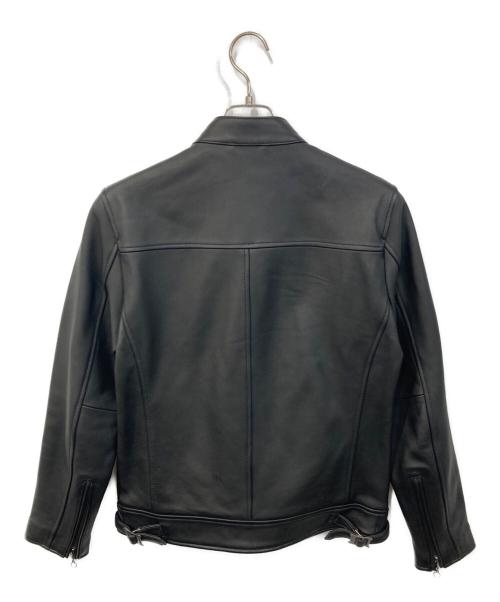 AVIREX（アヴィレックス）AVIREX (アヴィレックス) SHEEP SKIN シングルライダースジャケット ブラック サイズ:SIZE Mの古着・服飾アイテム