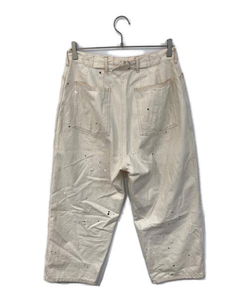MARKA（マーカ）MARKA (マーカ) M-35 PAINTED PANTS ホワイト サイズ:1の古着・服飾アイテム