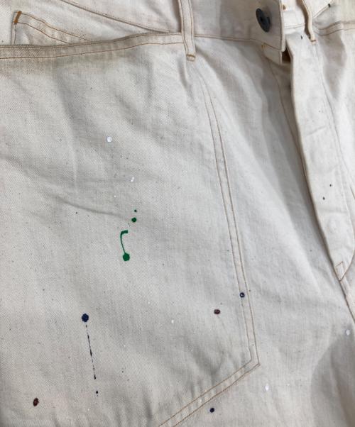 MARKA（マーカ）MARKA (マーカ) M-35 PAINTED PANTS ホワイト サイズ:1の古着・服飾アイテム