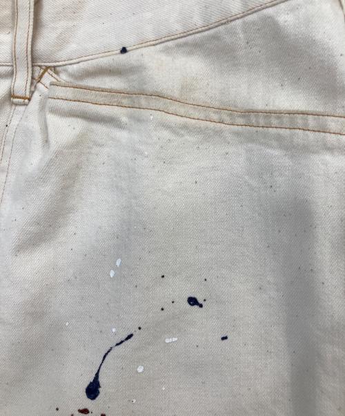 MARKA（マーカ）MARKA (マーカ) M-35 PAINTED PANTS ホワイト サイズ:1の古着・服飾アイテム