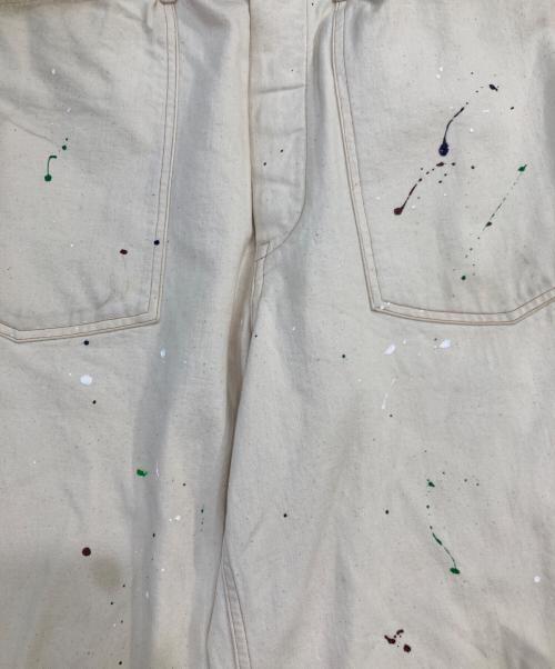 MARKA（マーカ）MARKA (マーカ) M-35 PAINTED PANTS ホワイト サイズ:1の古着・服飾アイテム