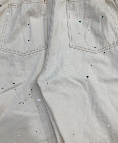 MARKA（マーカ）MARKA (マーカ) M-35 PAINTED PANTS ホワイト サイズ:1の古着・服飾アイテム