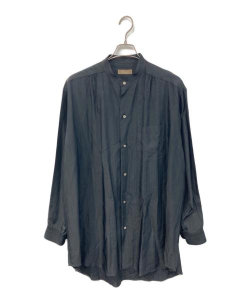 Y's for men（ワイズフォーメン）Y's for men (ワイズフォーメン) レーヨンバンドカラーシャツ ブラック サイズ:なしの古着・服飾アイテム