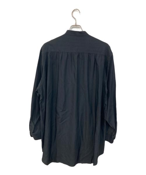 Y's for men（ワイズフォーメン）Y's for men (ワイズフォーメン) レーヨンバンドカラーシャツ ブラック サイズ:なしの古着・服飾アイテム