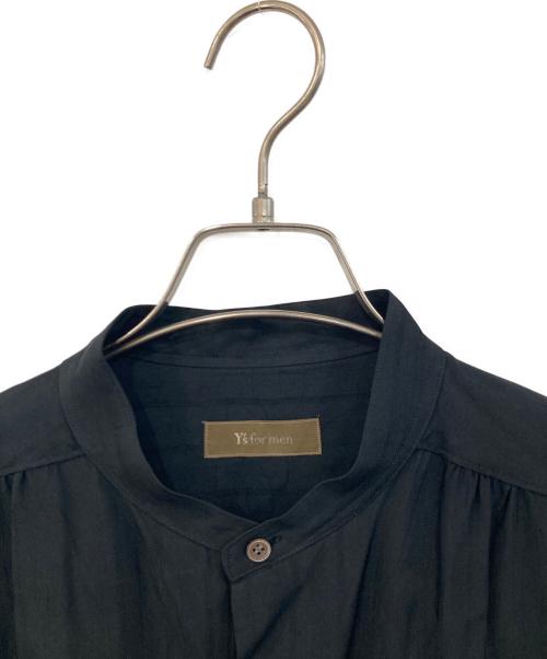 Y's for men（ワイズフォーメン）Y's for men (ワイズフォーメン) レーヨンバンドカラーシャツ ブラック サイズ:なしの古着・服飾アイテム