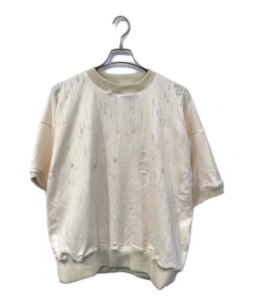 CLASS（クラス）CLASS (クラス) Laser-Like Broken Terry/レーザーライク ブロークン テリー カットソー アイボリー サイズ:SIZE 3の古着・服飾アイテム