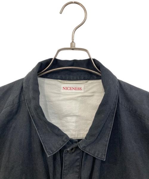 NICENESS（ナイスネス）NICENESS (ナイスネス) H.THORNHILL ヴィンテージトリートヘリンボーントラッカージャケット ブラック サイズ:SIZE Lの古着・服飾アイテム