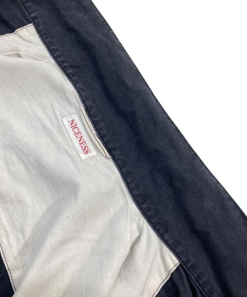 NICENESS（ナイスネス）NICENESS (ナイスネス) H.THORNHILL ヴィンテージトリートヘリンボーントラッカージャケット ブラック サイズ:SIZE Lの古着・服飾アイテム
