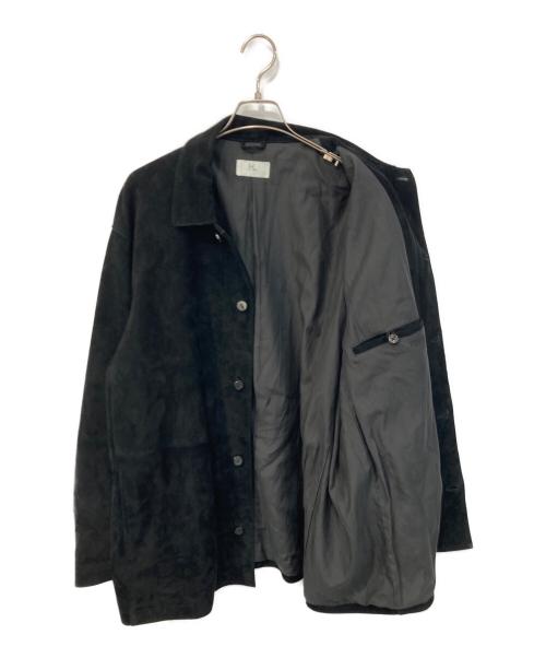 HERILL（ヘリル）HERILL (ヘリル) Goatsuede Jacket/ゴートスエード ジャケット ブラック サイズ:SIZE 3の古着・服飾アイテム