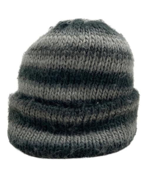 SUPREME（シュプリーム）SUPREME (シュプリーム) Ombre Stripe Beanie グレーの古着・服飾アイテム