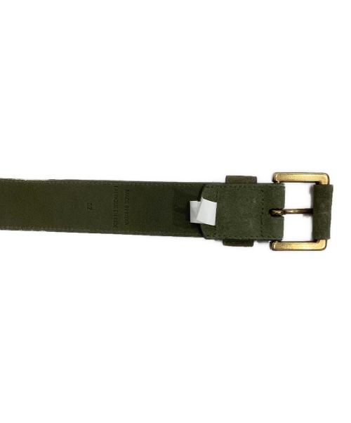 POLO RALPH LAUREN（ポロ・ラルフローレン）POLO RALPH LAUREN (ポロ・ラルフローレン) スエードレザーベルト グリーン サイズ:32の古着・服飾アイテム