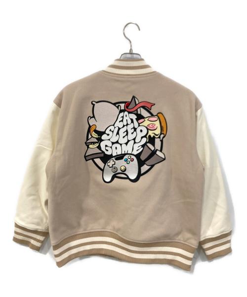 with mellow（ウィズ メロウ）with mellow (ウィズ メロウ) Stadium Jumper/スタジアム ジャンパー ベージュ サイズ:SIZE Freeの古着・服飾アイテム