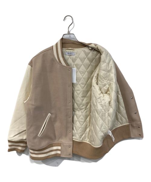 with mellow（ウィズ メロウ）with mellow (ウィズ メロウ) Stadium Jumper/スタジアム ジャンパー ベージュ サイズ:SIZE Freeの古着・服飾アイテム