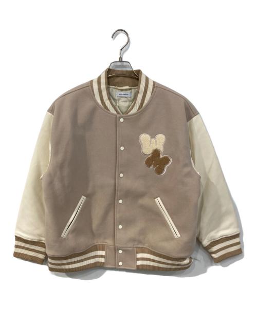 with mellow（ウィズ メロウ）with mellow (ウィズ メロウ) Stadium Jumper/スタジアム ジャンパー ベージュ サイズ:SIZE Freeの古着・服飾アイテム