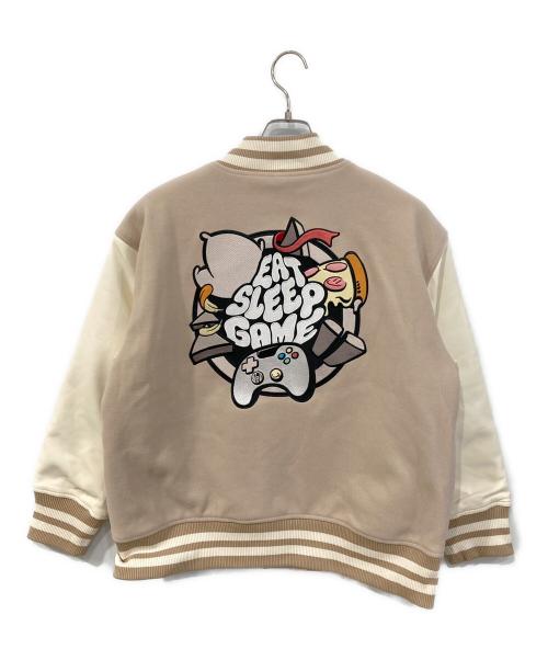 with mellow（ウィズ メロウ）with mellow (ウィズ メロウ) Stadium Jumper/スタジアム ジャンパー ベージュ サイズ:SIZE Freeの古着・服飾アイテム
