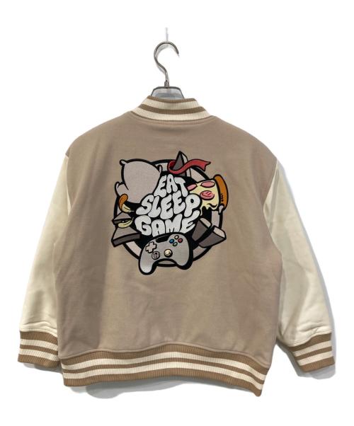 with mellow（ウィズ メロウ）with mellow (ウィズ メロウ) Stadium Jumper/スタジアム ジャンパー ベージュ サイズ:SIZE Freeの古着・服飾アイテム