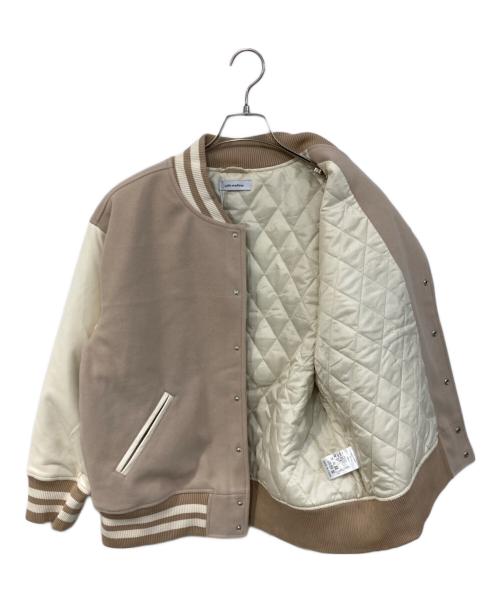 with mellow（ウィズ メロウ）with mellow (ウィズ メロウ) Stadium Jumper/スタジアム ジャンパー ベージュ サイズ:SIZE Freeの古着・服飾アイテム
