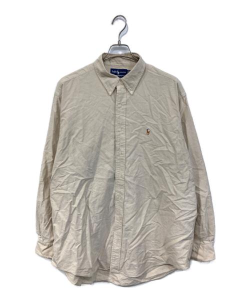 POLO RALPH LAUREN（ポロ・ラルフローレン）POLO RALPH LAUREN (ポロ・ラルフローレン) ボタンダウンシャツ ブラウン サイズ:SIZE 17-35の古着・服飾アイテム
