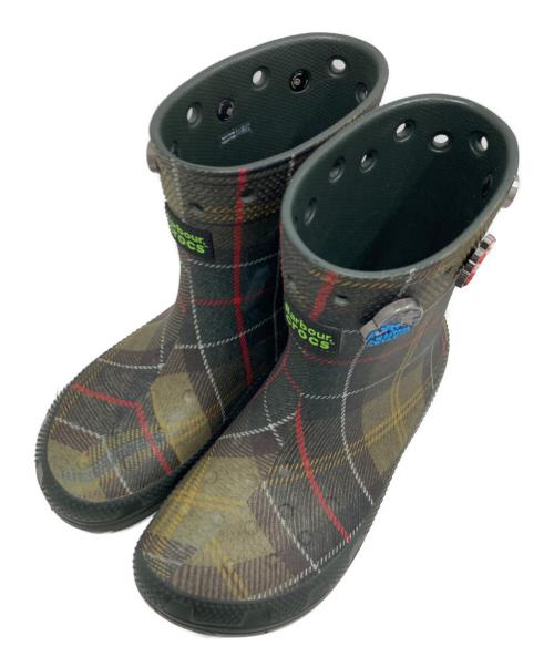 Barbour（バブアー）Barbour (バブアー) crocs (クロックス) Wellington Boot/ウェリントン ブーツ ブラウン サイズ:なしの古着・服飾アイテム
