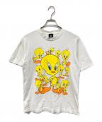 WARNER BROSワーナーブラザース）の古着「プリントTシャツ」｜ホワイト