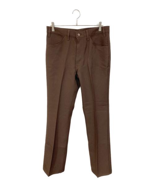 LEVI'S（リーバイス）LEVI'S (リーバイス) 80’s STA-PREST ブーツカットパンツ ブラウン サイズ:SIZE 86cm (W34)の古着・服飾アイテム