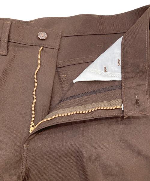 LEVI'S（リーバイス）LEVI'S (リーバイス) 80’s STA-PREST ブーツカットパンツ ブラウン サイズ:SIZE 86cm (W34)の古着・服飾アイテム