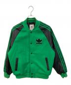 adidasアディダス）の古着「SST ボンバージャケット」｜グリーン×ブラック
