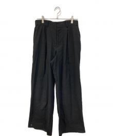 PORT BY ARK（ポートバイアーク）の古着「Baggy Trousers/バギー・トラウザーズ」｜ブラック