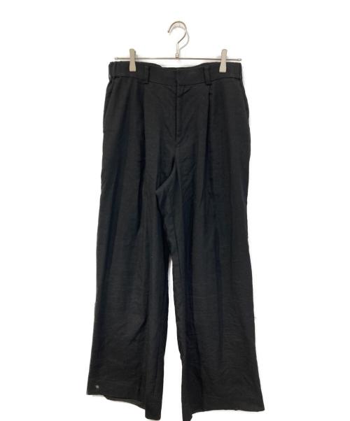 PORT BY ARK（ポートバイアーク）PORT BY ARK (ポートバイアーク) Baggy Trousers/バギー・トラウザーズ ブラック サイズ:SIZE 2の古着・服飾アイテム
