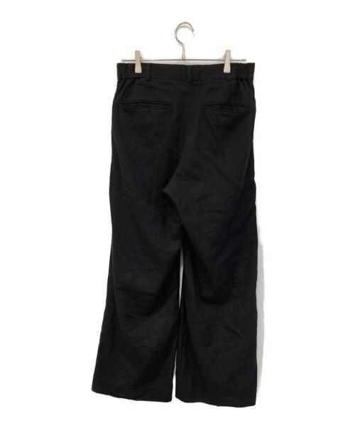 PORT BY ARK（ポートバイアーク）PORT BY ARK (ポートバイアーク) Baggy Trousers/バギー・トラウザーズ ブラック サイズ:SIZE 2の古着・服飾アイテム