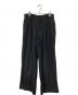 PORT BY ARK（ポートバイアーク）の古着「Baggy Trousers/バギー・トラウザーズ」｜ブラック