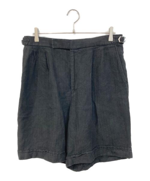 MARKA（マーカ）MARKA (マーカ) OFFICER TWO TUCK SHORTS/オフィサー ツータック ショーツ ブラック サイズ:SIZE 2の古着・服飾アイテム