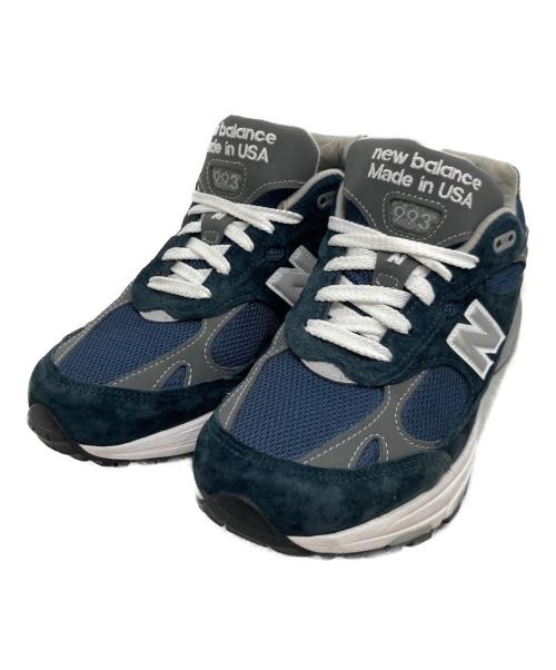 NEW BALANCE（ニューバランス）NEW BALANCE (ニューバランス) 993ローカットスニーカー ネイビー サイズ:25cmの古着・服飾アイテム