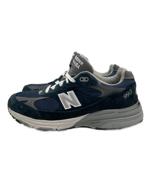 NEW BALANCE（ニューバランス）NEW BALANCE (ニューバランス) 993ローカットスニーカー ネイビー サイズ:25cmの古着・服飾アイテム