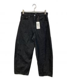 journal standard L'essage（ジャーナルスタンダード レサージュ）の古着「11.8oz 3D デニムパンツ」｜ブラック