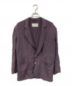 TODAYFULトゥデイフル）の古着「Satin Over Jacket/サテン オーバージャケット」｜パープル
