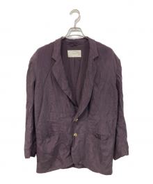 TODAYFUL（トゥデイフル）の古着「Satin Over Jacket/サテン オーバージャケット」｜パープル