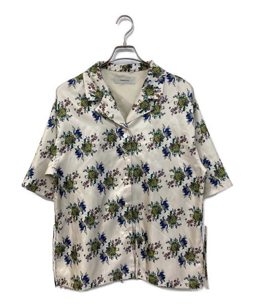 FUMIE=TANAKA（フミエタナカ）FUMIE=TANAKA (フミエタナカ) flower satin SH/フラワー サテン シャツ マルチカラー サイズ:SIZE 2の古着・服飾アイテム