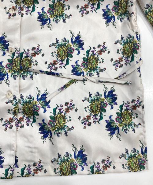 FUMIE=TANAKA（フミエタナカ）FUMIE=TANAKA (フミエタナカ) flower satin SH/フラワー サテン シャツ マルチカラー サイズ:SIZE 2の古着・服飾アイテム