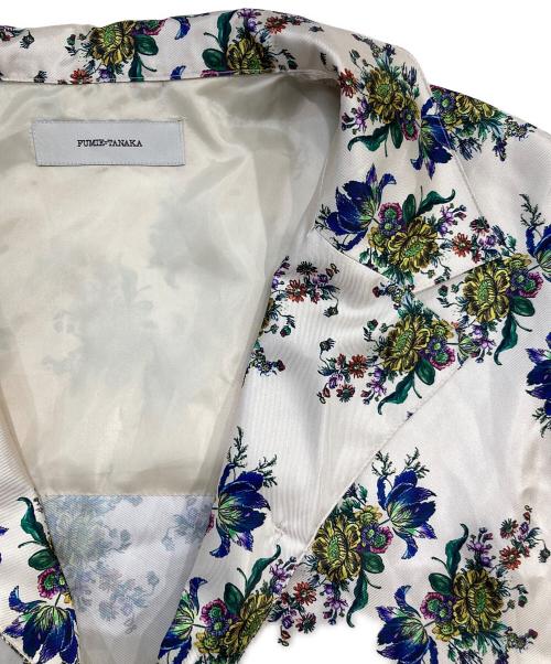 FUMIE=TANAKA（フミエタナカ）FUMIE=TANAKA (フミエタナカ) flower satin SH/フラワー サテン シャツ マルチカラー サイズ:SIZE 2の古着・服飾アイテム