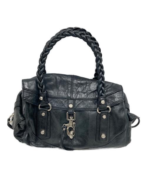 Francesco Biasia（フランシスコ ビアジア）Francesco Biasia (フランシスコ ビアジア) ハンドバッグ ブラックの古着・服飾アイテム